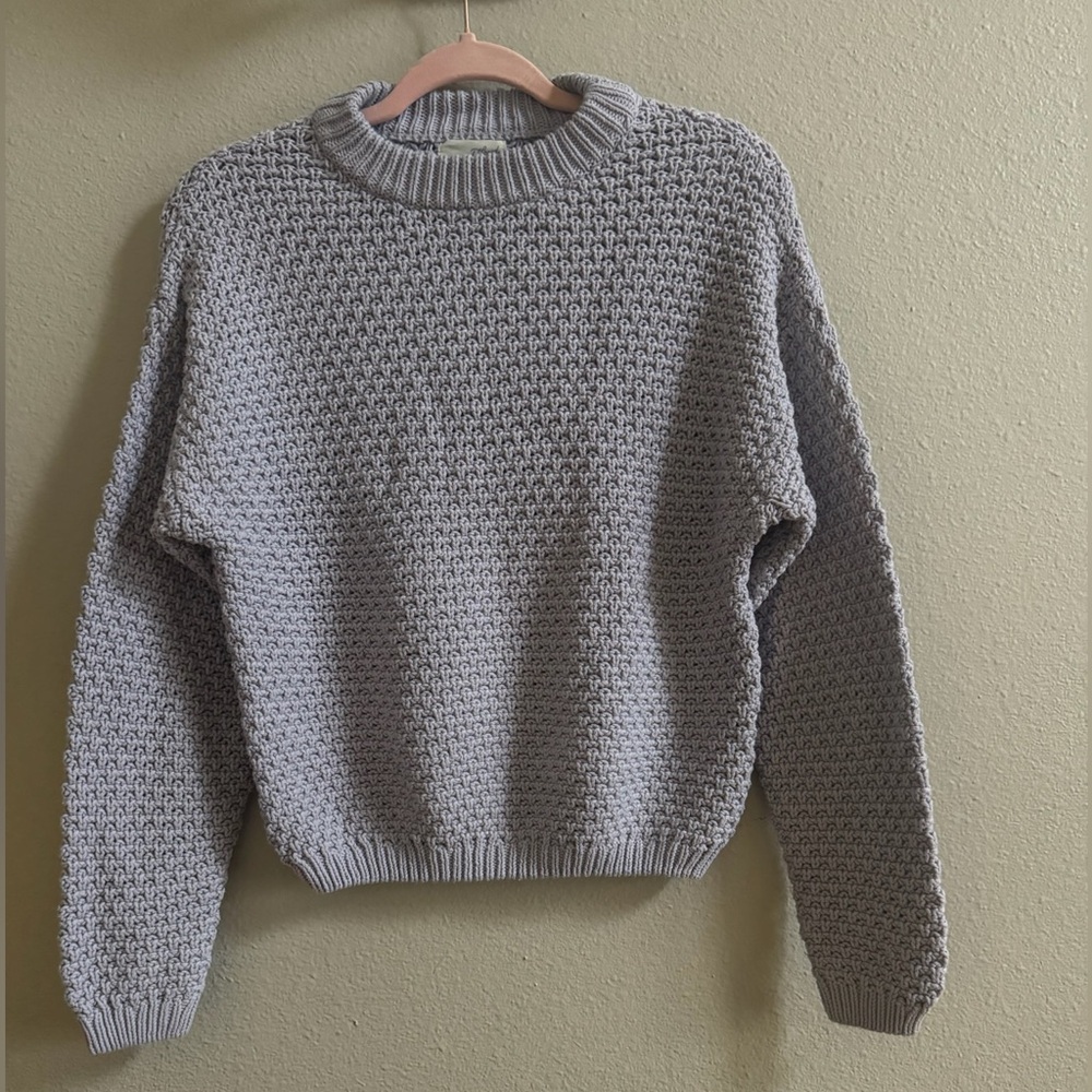 💜chunky lilac knit sweater💜
